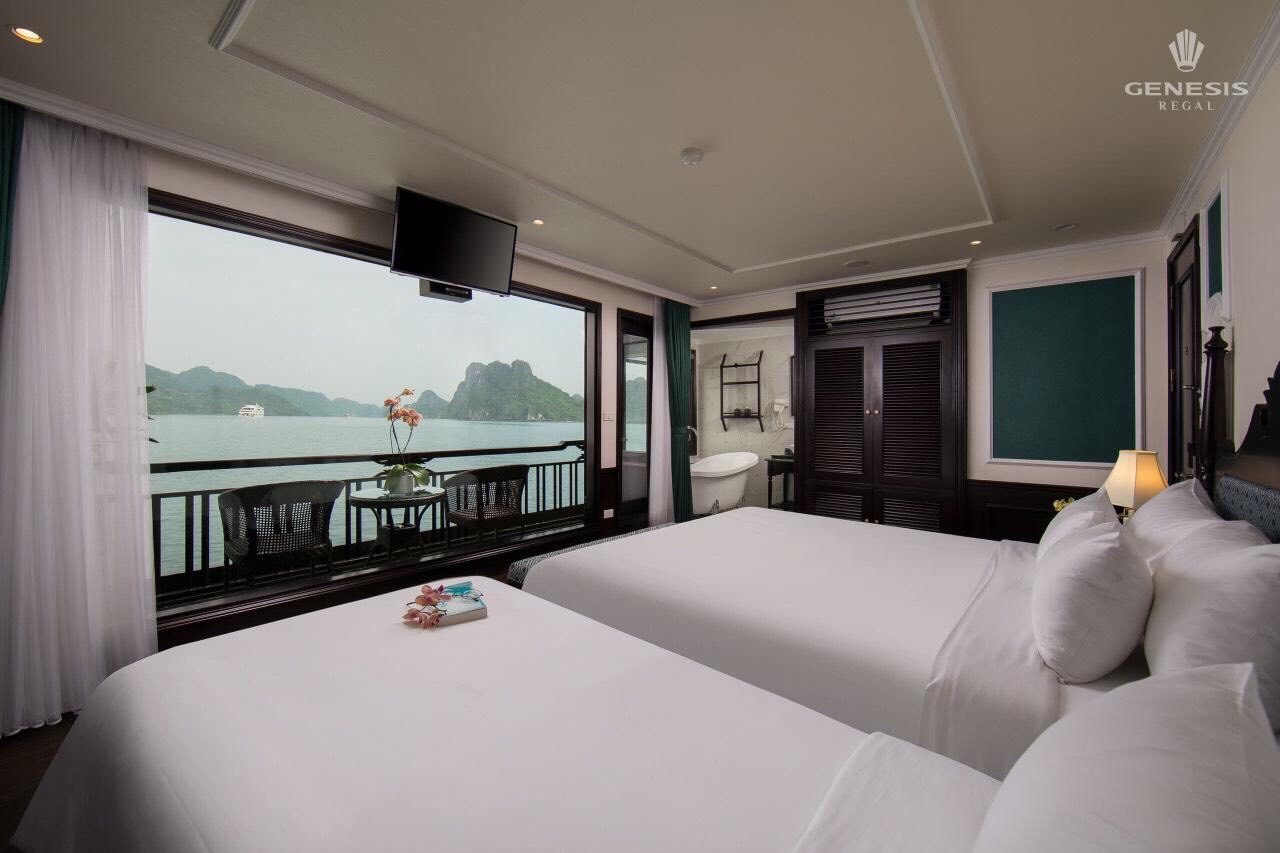 Ha Long Bay 2D1N Full Package With Genesis Regal 5* Cruise By Limousine